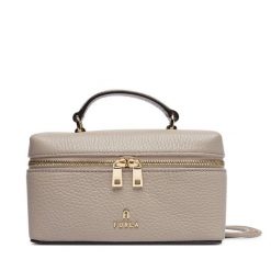 Torebka Furla. Szare torebki klasyczne damskie Furla, bez wzorów, bez dodatków. Za 944.99 zł.