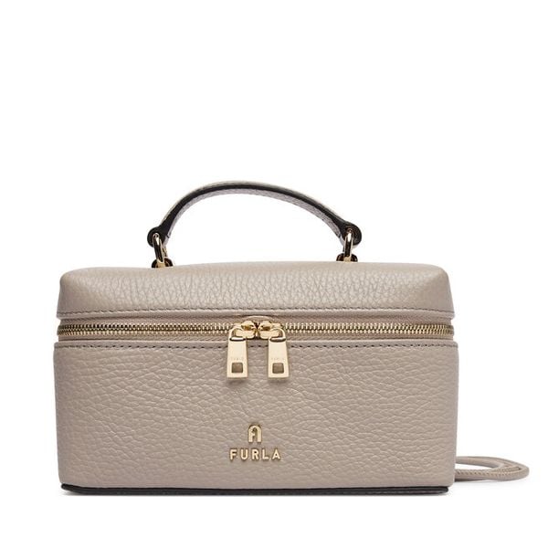 Torebka Furla. Szare torebki klasyczne damskie Furla, bez wzorów, bez dodatków. Za 944.99 zł.