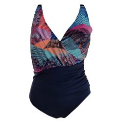 Kostium kąpielowy jednoczęściowy damski Shepa B2D167. Niebieskie stroje jednoczęściowe damskie Shepa, s, bez wzorów. Za 140.99 zł.