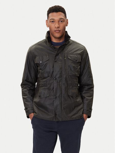 Barbour Kurtka przejściowa Sapper MWX0020OL71 Khaki Regular Fit. Brązowe kurtki męskie Barbour, m, bez wzorów, z bawełny, bez kaptura. Za 1,779.00 zł.