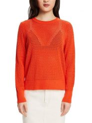 ESPRIT Sweter w kolorze pomarańczowym rozmiar: XL. Pomarańczowe swetry klasyczne damskie Esprit, xl, z bawełny, bez kołnierzyka. Za 57.20 zł.