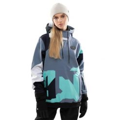 Kurtka snowboardowa damska W1-W Ushuaia. Niebieskie kurtki damskie SIROKO, m, bez wzorów, z materiału, z kapturem, narciarskie. Za 255.00 zł.