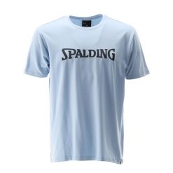 Koszulka Spalding Logo. Niebieskie t-shirty sportowe męskie Spalding, l, z materiału, bez ramiączek, do koszykówki. Za 185.00 zł.
