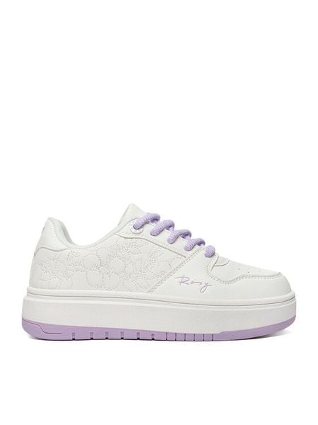 Roxy Sneakersy CEOWB-3512701 Biały. Białe buty sportowe dziewczęce Roxy, bez wzorów, z materiału, bez zapięcia. Za 149.99 zł.