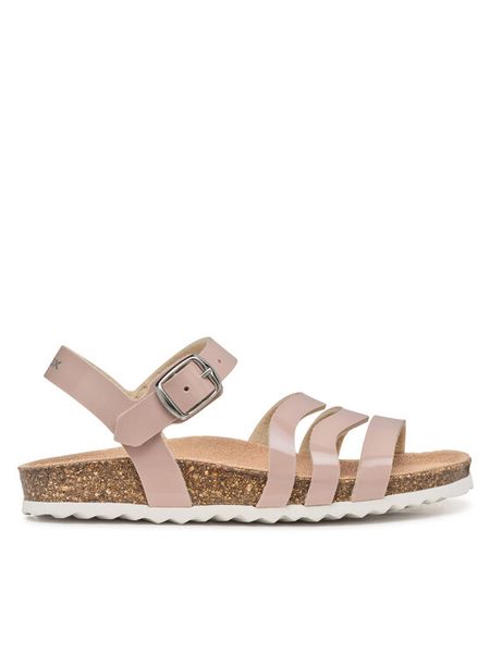 Geox Sandały J Adriel J558MF 000HH C8172 S Różowy. Czerwone sandały dziewczęce Geox, ze skóry, bez zapięcia. Za 219.99 zł.