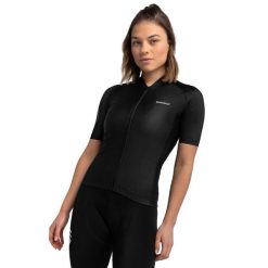 Koszulka kolarska krótki rękaw damska SIROKO M2 New Moon. Czarne topy sportowe damskie SIROKO, na lato, m, bez wzorów, z elastanu, bez ramiączek. Za 255.00 zł.