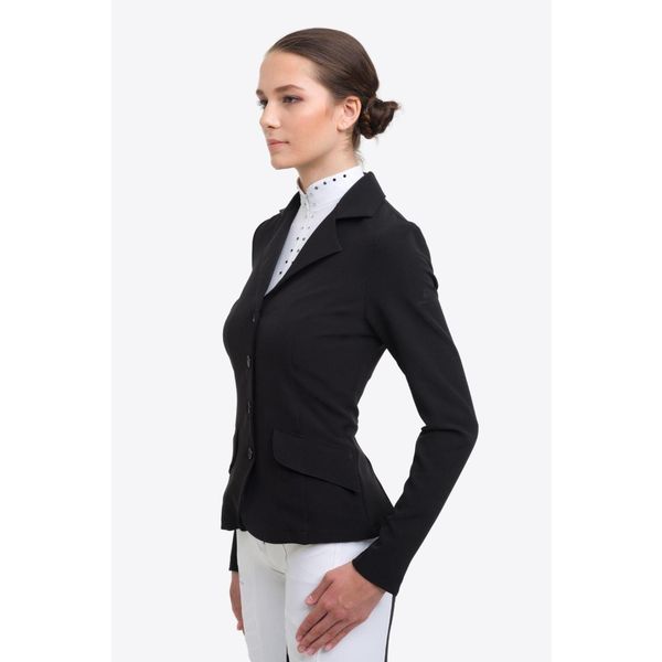 Kurtka pokazowa Softshell damska Primetime - Second Skin Technology. Czarne kurtki damskie CAVALLIERA, l, bez wzorów, ze skóry, bez kaptura. Za 886.00 zł.