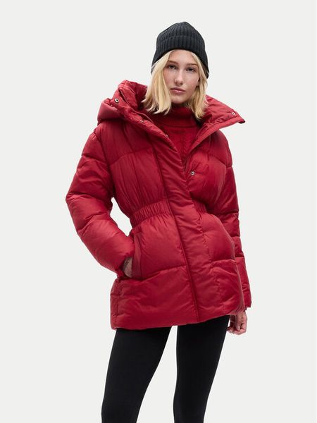 Gap Kurtka zimowa 742261 Czerwony Relaxed Fit. Czerwone kurtki damskie GAP, na zimę, xl, bez wzorów, z syntetyku, bez kaptura. Za 509.99 zł.