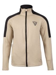 Brunotti Kurtka polarowa "Daronst-Zip" w kolorze beżowym rozmiar: XXL. Brązowe kurtki męskie BRUNOTTI, xxl, bez wzorów, z polaru, bez kaptura. Za 132.36 zł.