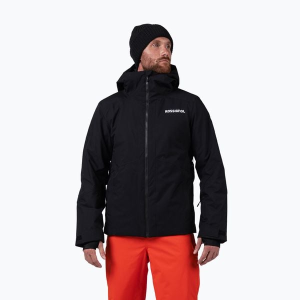 Kurtka narciarska męska Rossignol Rochrun Insulated. Czarne kurtki męskie Rossignol, m, bez wzorów, bez kaptura, narciarskie. Za 1,155.99 zł.