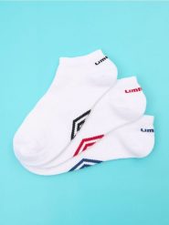 Skarpetki Umbro 3 pack - biały. Białe skarpetki męskie Sinsay, bez wzorów. Za 19.99 zł.