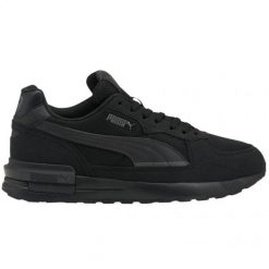 Buty Puma Graviton 380738 01 czarne. Czarne buty sportowe na co dzień męskie z gumy, bez zapięcia, trekkingowe. Za 362.46 zł.