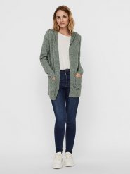 Vero Moda Kardigan w kolorze zielonym rozmiar: M. Zielone kardigany damskie Vero Moda, m, bez wzorów, z materiału. Za 105.38 zł.