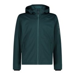 Kurtka męska turystyczna CMP 39A5027. Niebieskie kurtki męskie CMP, l, bez wzorów, z softshellu, sportowe, z kapturem. Za 404.70 zł.