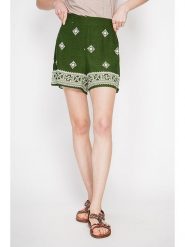 ASSUILI Szorty w kolorze khaki rozmiar: 36. Brązowe szorty damskie Assuili, bez wzorów. Za 65.99 zł.