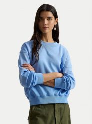 Polo Ralph Lauren Bluza 211971690500 Niebieski Relaxed Fit. Niebieskie bluzy bez kaptura damskie Polo Ralph Lauren, s, z bawełny. Za 739.99 zł.