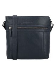 HIDE & STITCHES Skórzana torebka w kolorze granatowym - 26 x 26 x 8 cm rozmiar: onesize. Niebieskie torebki klasyczne damskie HIDE & STITCHES, bez wzorów, z materiału, bez dodatków. Za 217.99 zł.