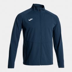 Kurtka z dresu Joma Doha II. Niebieskie kurtki męskie Joma, m, bez wzorów, z dresówki, sportowe, bez kaptura. W wyprzedaży za 163.00 zł.