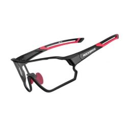 Okulary kolarskie fotochromatyczne ROCKBROS. Czarne okulary przeciwsłoneczne męskie ROCKBROS, z materiału. Za 162.96 zł.