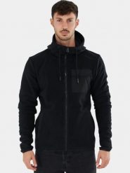 Sweter męski Fundango Nestor. Czarne swetry męskie Fundango, m, bez wzorów, z materiału, bez kołnierzyka. Za 179.00 zł.