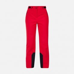 Spodnie narciarskie damskie Rossignol Strawpile Insulated. Czerwone spodnie dresowe damskie Rossignol, na zimę, bez wzorów. Za 669.99 zł.