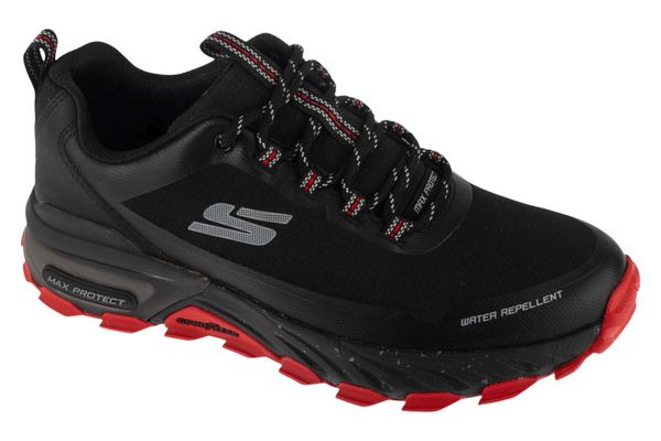 Buty sportowe Sneakersy męskie, Max Protect - Promote Track. Czarne buty sportowe na co dzień męskie Skechers, z materiału, przed kostkę, bez zapięcia, trekkingowe. Za 379.99 zł.