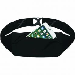 Pasek bez zamka błyskawicznego i wodoodporna kieszeń Fitletic. Czarne paski damskie FITLETIC, bez wzorów, casualowe. Za 157.00 zł.