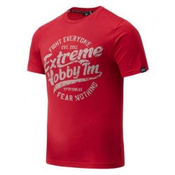 T-shirt Męski koszulka bawełniana EXTREME HOBBY WHEEL. Czerwone t-shirty męskie EXTREME HOBBY, l, bez wzorów, z bawełny, bez kołnierzyka. Za 129.00 zł.