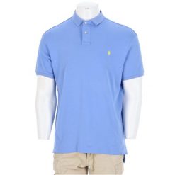 Second life - Koszulka Polo Ralph Lauren męska Custom Fit - Jak nowy. Niebieskie koszulki polo męskie Ralph Lauren, l, bez wzorów, bez ramiączek. Za 127.76 zł.