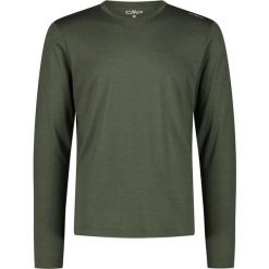 Koszulka męska techniczna CMP 34N0897. Zielone koszulki męskie z długim rękawem CMP, l, z materiału. Za 239.00 zł.