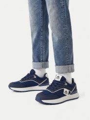 Kappa Sneakersy CEO-CP40-241216YX(CH) Granatowy. Niebieskie buty sportowe chłopięce Kappa, bez wzorów, z materiału, bez zapięcia. Za 139.99 zł.