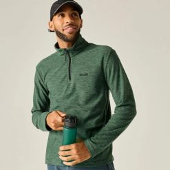 Bluza Polarowa Męska Melanżowy Suwak Do Połowy Thompson. Czerwone bluzy z kapturem męskie Regatta, l, z elastanu. Za 97.99 zł.