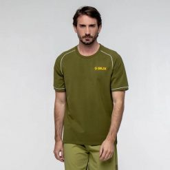 T-shirt Siux Gea 26. Brązowe t-shirty damskie SIUX, s, bez wzorów, z jersey, bez kołnierzyka. Za 203.45 zł.