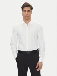 BOSS Koszula P-Hank 50539398 Biały Slim Fit. Białe koszule męskie Boss, m, bez wzorów, z syntetyku, bez kołnierzyka, bez ramiączek. Za 379.99 zł.