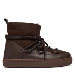 Śniegowce Inuikii. Brązowe buty zimowe męskie Inuikii, bez zapięcia. Za 1,159.00 zł.