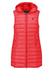 ANAPURNA Kamizelka pikowana "Vakitalana Long" w kolorze czerwonym rozmiar: XL. Czerwone kamizelki damskie ANAPURNA, xl. Za 130.99 zł.