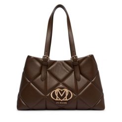 Torebka LOVE MOSCHINO. Brązowe torebki klasyczne damskie Love Moschino, bez wzorów, bez dodatków. Za 1,099.00 zł.