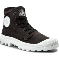 Trapery PALLADIUM - Blanc Hi 72886-009-M Black/White/White. Czarne buty zimowe męskie Palladium, z materiału, bez zapięcia. W wyprzedaży za 199.00 zł.