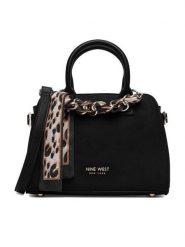 Nine West Torebka CEO-HELLESA-LDA9464 Czarny. Czarne torebki klasyczne damskie Nine West, bez wzorów, bez dodatków. Za 249.99 zł.