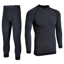 Męska bielizna termoaktywna Blizzard Mens Long Merino. Szara bielizna termoaktywna męska BLIZZARD, m, bez wzorów, z wełny. W wyprzedaży za 429.99 zł.