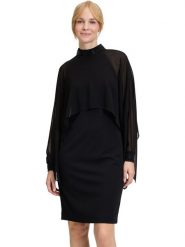 Vera Mont Sukienka w kolorze czarnym rozmiar: 40. Czarne sukienki damskie Vera Mont, bez wzorów, bez kołnierzyka, bez ramiączek, mini. Za 243.27 zł.