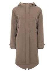 Zwillingsherz Parka "Keep Smiling" w kolorze jasnobrązowym rozmiar: S. Brązowe parki damskie Zwillingsherz, s, bez wzorów. Za 300.08 zł.