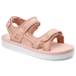 Różowe Sandały Big Star Lekkie Buty Na Lato. Czerwone sandały damskie Big Star, bez wzorów, ze skóry ekologicznej, bez obcasa. Za 109.00 zł.