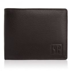 Portfel męski PAOLO PERUZZI T-48-BR brązowy. Brązowe portfele męskie Paolo Peruzzi, bez wzorów, ze skóry. Za 49.99 zł.