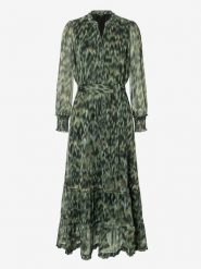 More & More Sukienka w kolorze ciemnozielonym rozmiar: 42. Zielone sukienki damskie MORE & MORE, bez wzorów, z tkaniny, bez kołnierzyka, bez ramiączek, maxi. Za 145.26 zł.