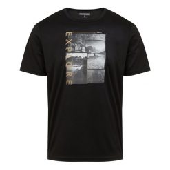 Męska Koszulka Fingal VIII Explore T-shirt. Czarne t-shirty męskie Regatta, m, bez wzorów, bez kołnierzyka. Za 45.99 zł.