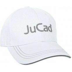 Czapka golfowa JuCad. Białe czapki męskie JUCAD, bez wzorów, sportowe. W wyprzedaży za 101.50 zł.
