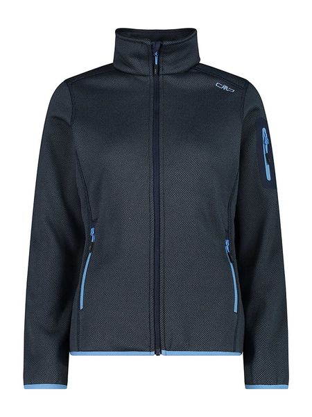 CMP Kurtka polarowa w kolorze granatowym rozmiar: 34. Niebieskie kurtki damskie CMP, s, bez wzorów, z materiału, bez kaptura. Za 131.43 zł.