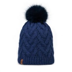 Czapka BUFF KNITTED & FLEECE BAND BEANIE CARYN MIDNIGHT. Niebieskie czapki zimowe damskie Buff. Za 159.99 zł.