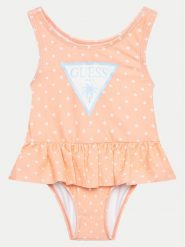 Guess Strój kąpielowy A4GZ01 MC052 Pomarańczowy. Brązowe stroje kąpielowe dziewczęce Guess, z aplikacjami, z syntetyku. Za 259.99 zł.